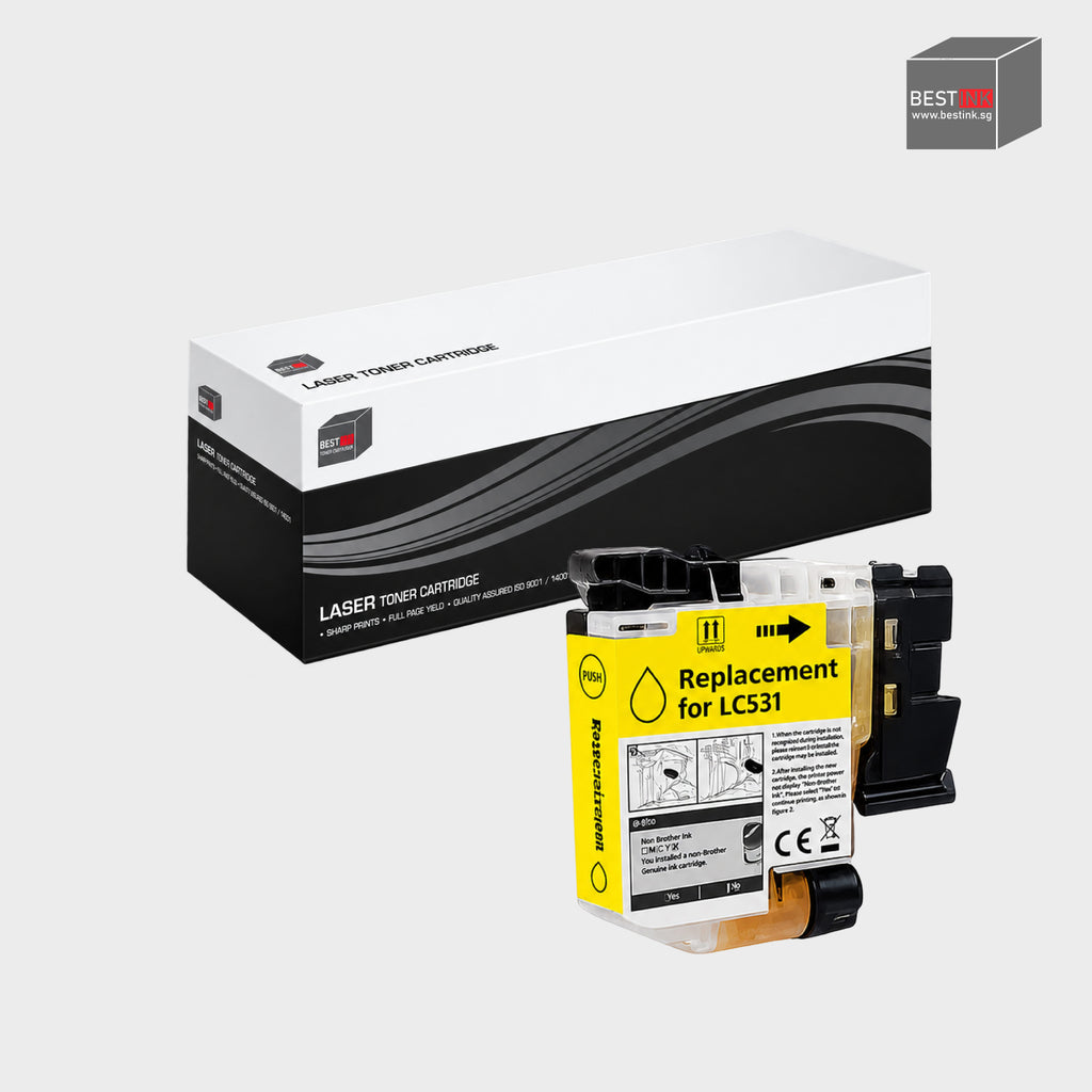 Bestink LC531 LC 531 high capacity Ink Cartridge Compatible For Brother DCP‑J1260W/DCP-J1310DW/DCP-J1360DW Printer