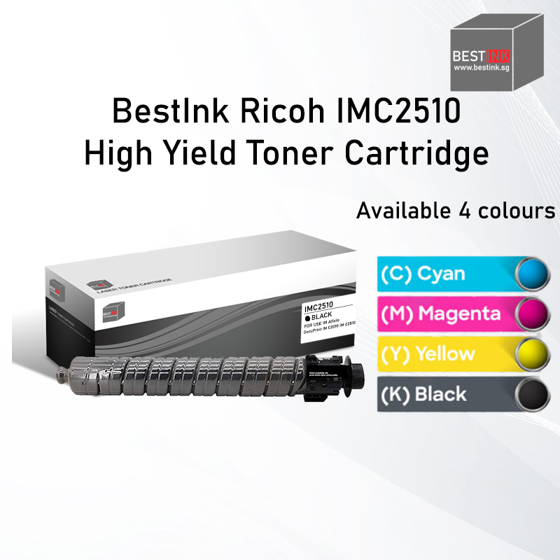 Singapore Stock Bestink IMC2510 Black Cyan Magenta Yellow Toner