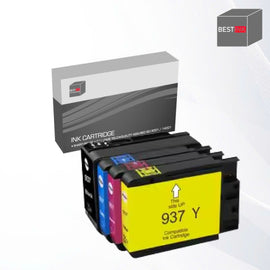 Singapore Stock Bestink 937 Black 937 Cyan 937 Yellow 937 Magenta  Ink Cartridges
