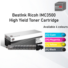 Load image into Gallery viewer, Singapore Stock Bestink IMC3500 Black Cyan Magenta Yellow Toner