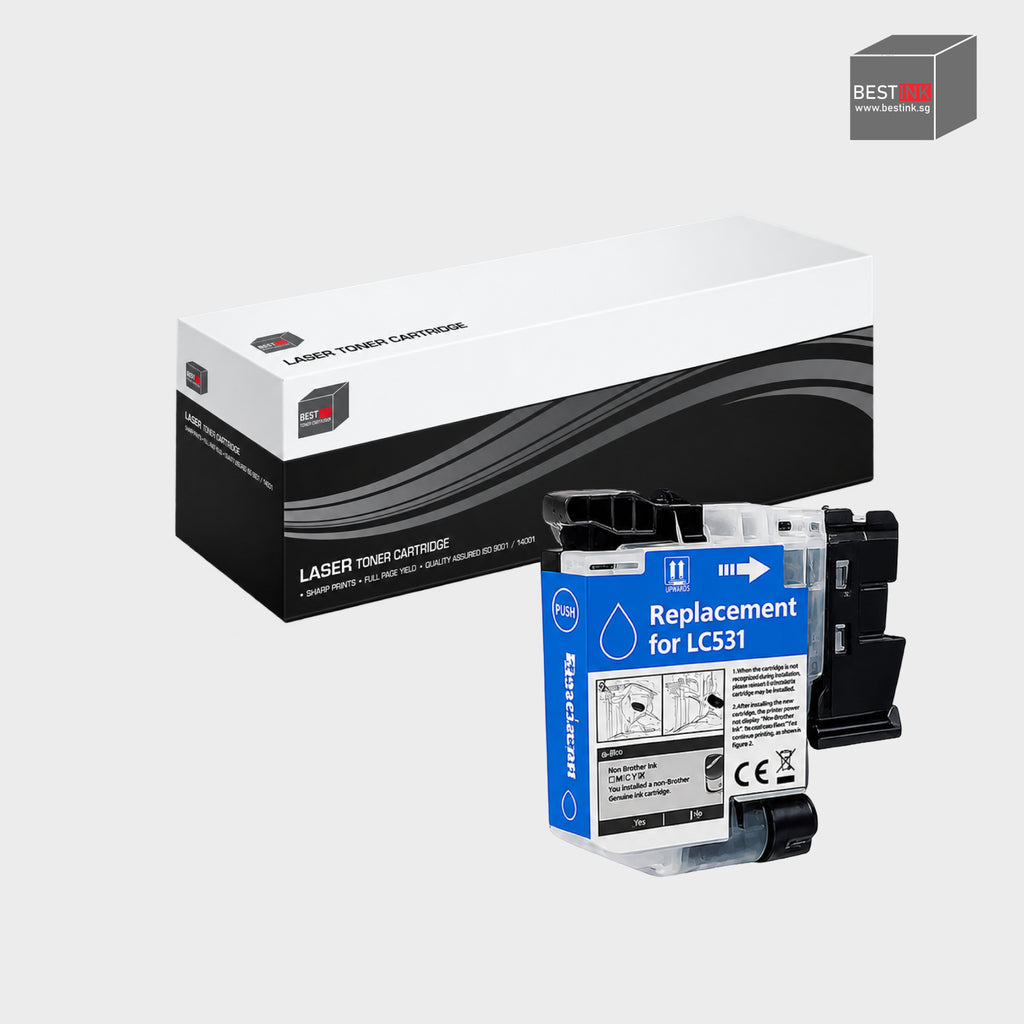 Bestink LC531 LC 531 high capacity Ink Cartridge Compatible For Brother DCP‑J1260W/DCP-J1310DW/DCP-J1360DW Printer