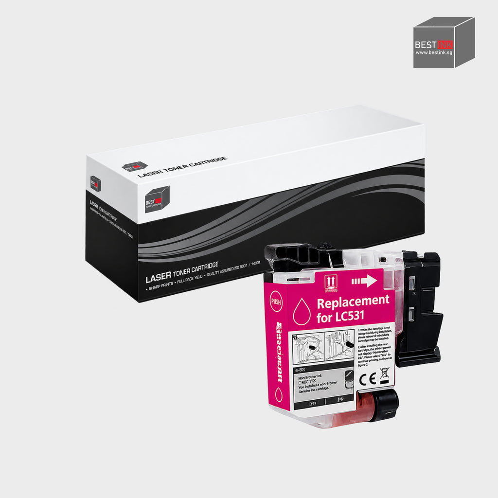 Bestink LC531 LC 531 high capacity Ink Cartridge Compatible For Brother DCP‑J1260W/DCP-J1310DW/DCP-J1360DW Printer