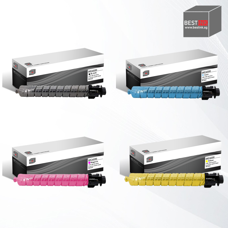 Singapore Stock Bestink IMC6000 Black Cyan Magenta Yellow Toner
