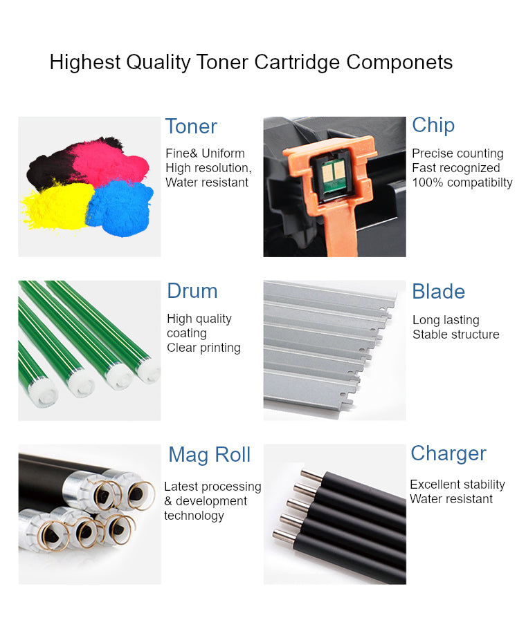 Bestink CT202264 CT202265 CT202266 CT202267 Toner Cartridge for use in DocuPrint CM115w CM225fw CP115w CP225w