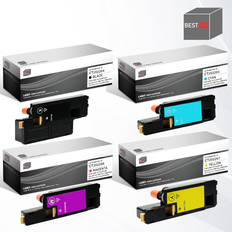 Bestink CT202264 CT202265 CT202266 CT202267 Toner Cartridge for use in DocuPrint CM115w CM225fw CP115w CP225w