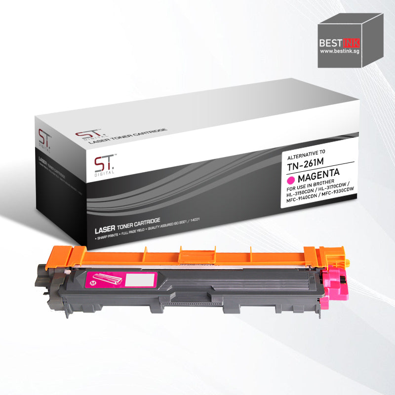 Bestink TN-261 Black Cyan Magenta Yellow Toner Cartridge