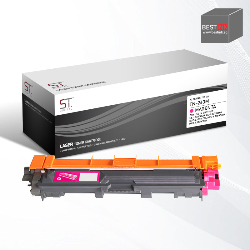 Bestink TN-263 Black Cyan Magenta Yellow Toner Cartridge